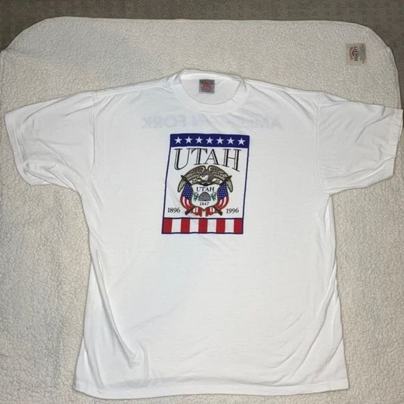 Vintage 1996 American Fork, Utah 100th Parade T-Shirt : Size Extra Large - Picture 1 of 6